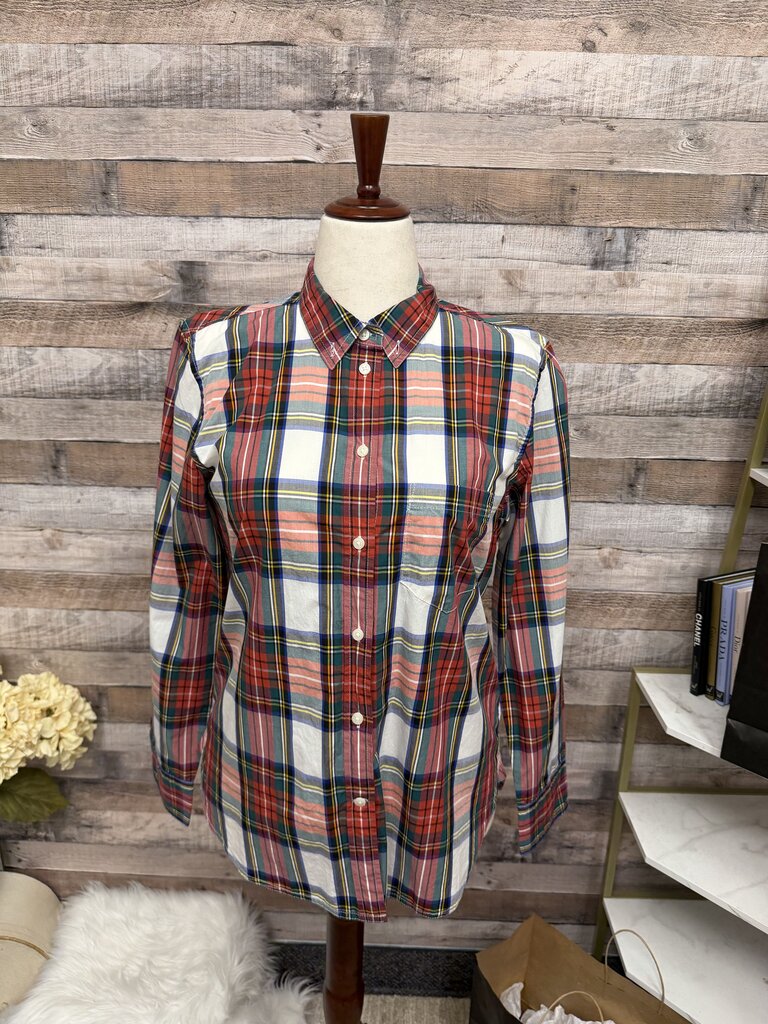 J.Crew Classic Plaid Button Down Shirt