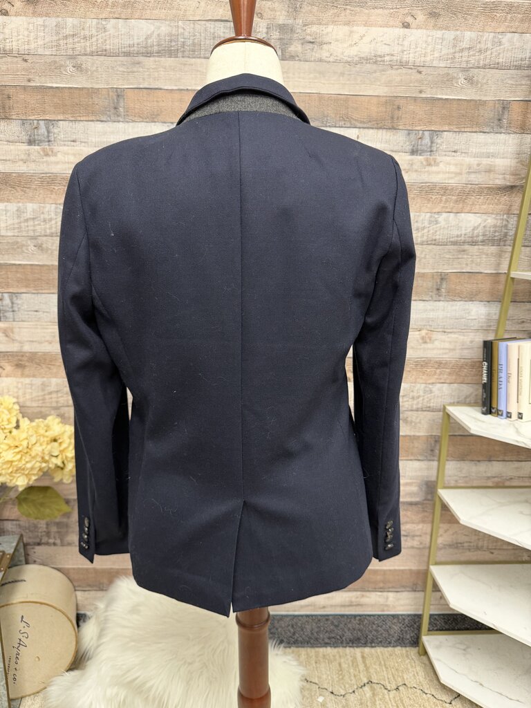 J.Crew Navy Regent Wool Blazer