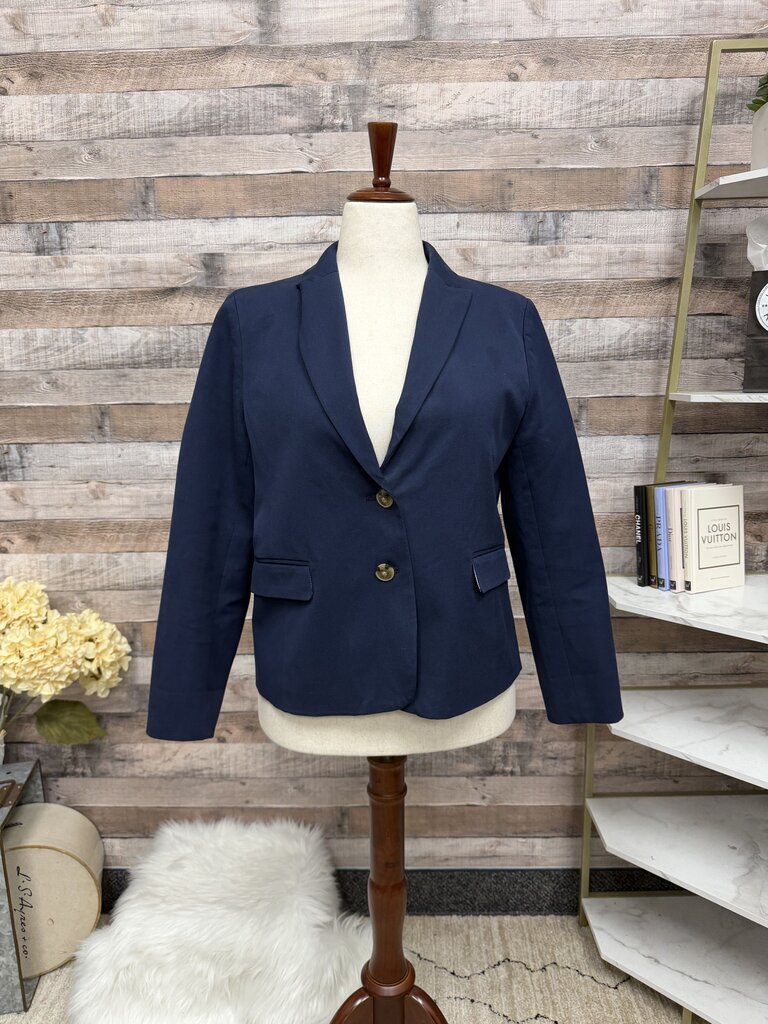 J.Crew Navy Schoolboy Blazer