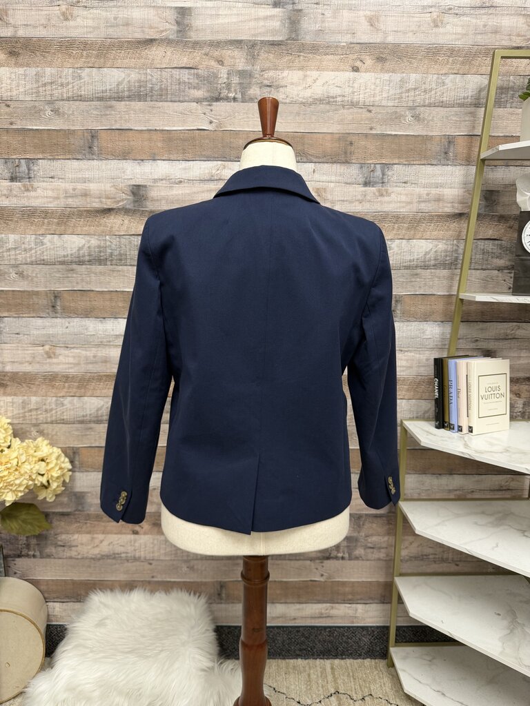 J.Crew Navy Schoolboy Blazer