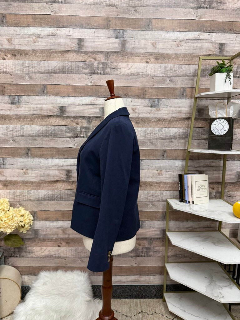 J.Crew Navy Schoolboy Blazer
