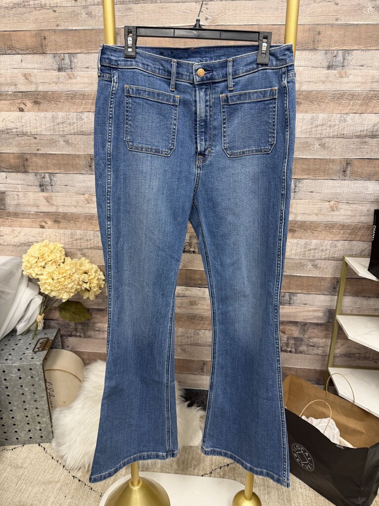 Gap Mid-Rise Straight Leg Jeans