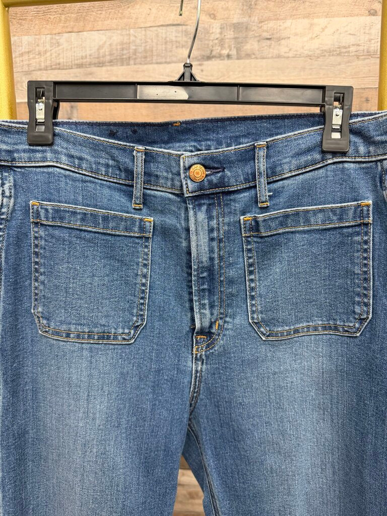 Gap Mid-Rise Straight Leg Jeans