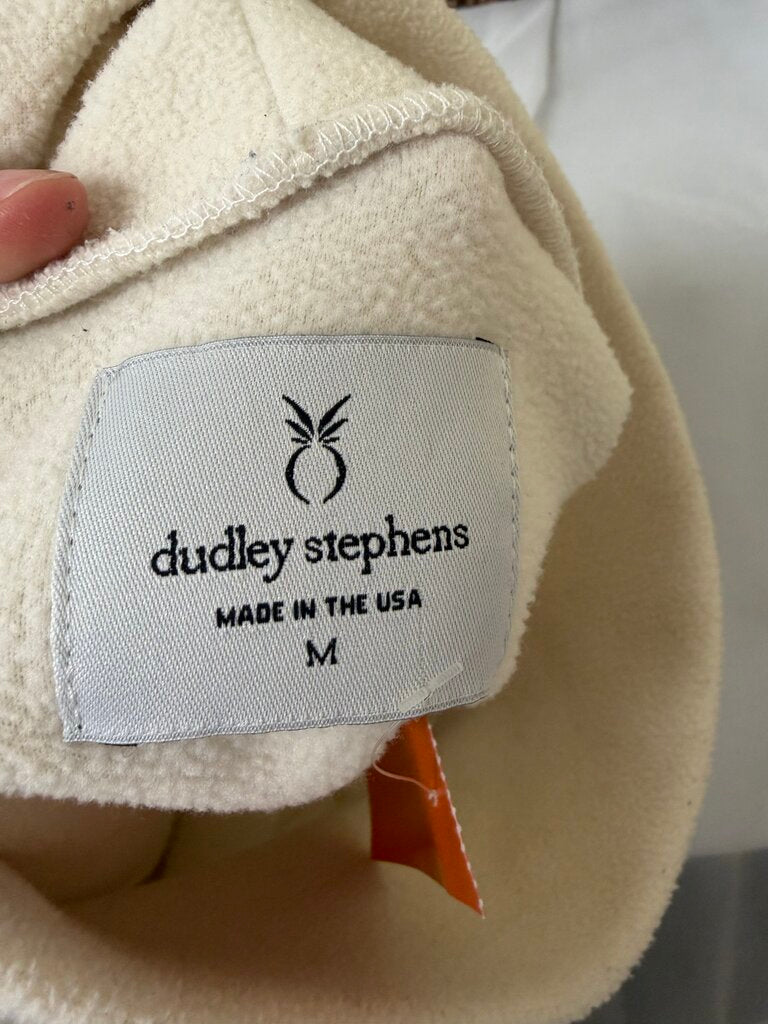Dudley Stephens Cream Fleece Turtleneck Pullover