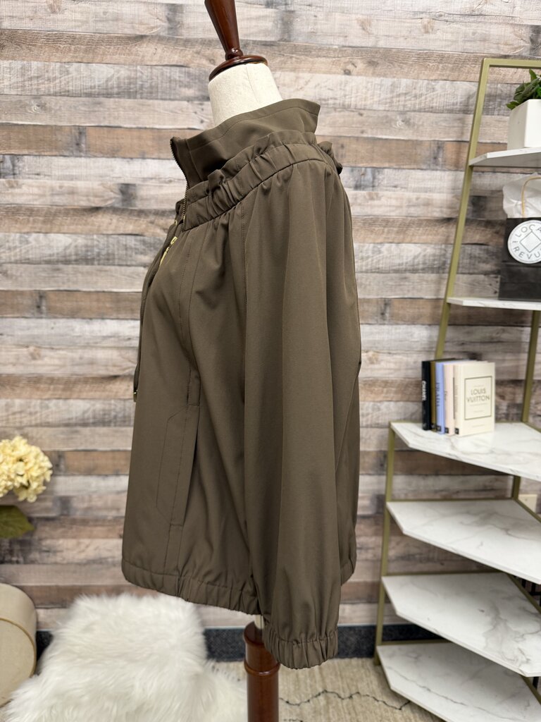 Zenergy By Chico's Brown Polyester Jacket