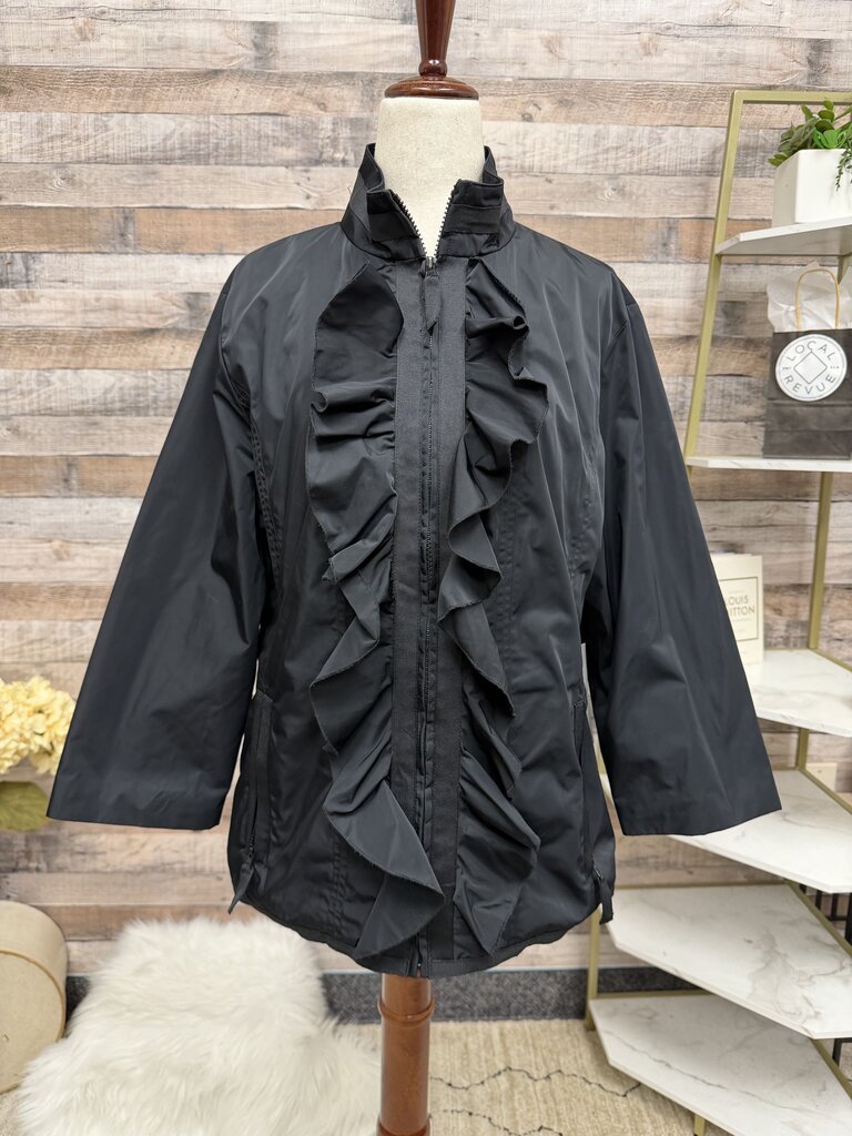 NWT Zenergy By Chico's Black Polyester Jacket