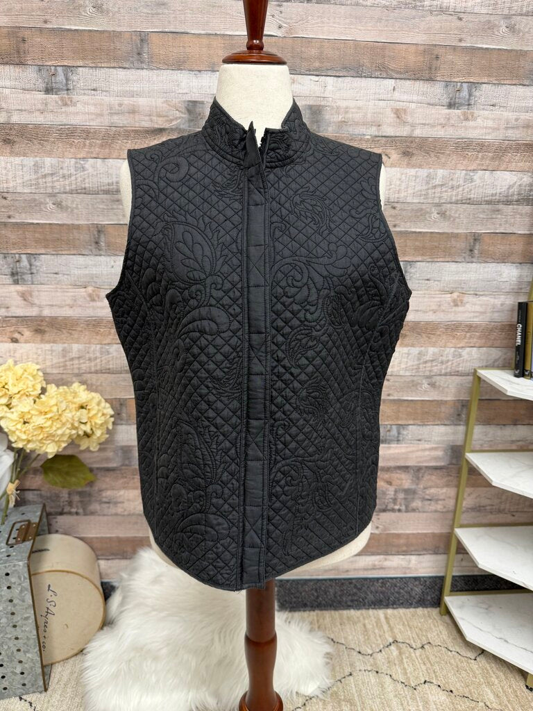 Orvis Black Quilted Outdoor Vest