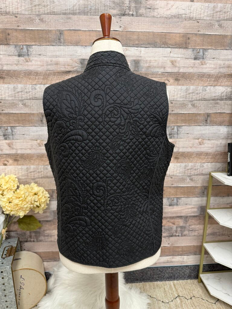 Orvis Black Quilted Outdoor Vest