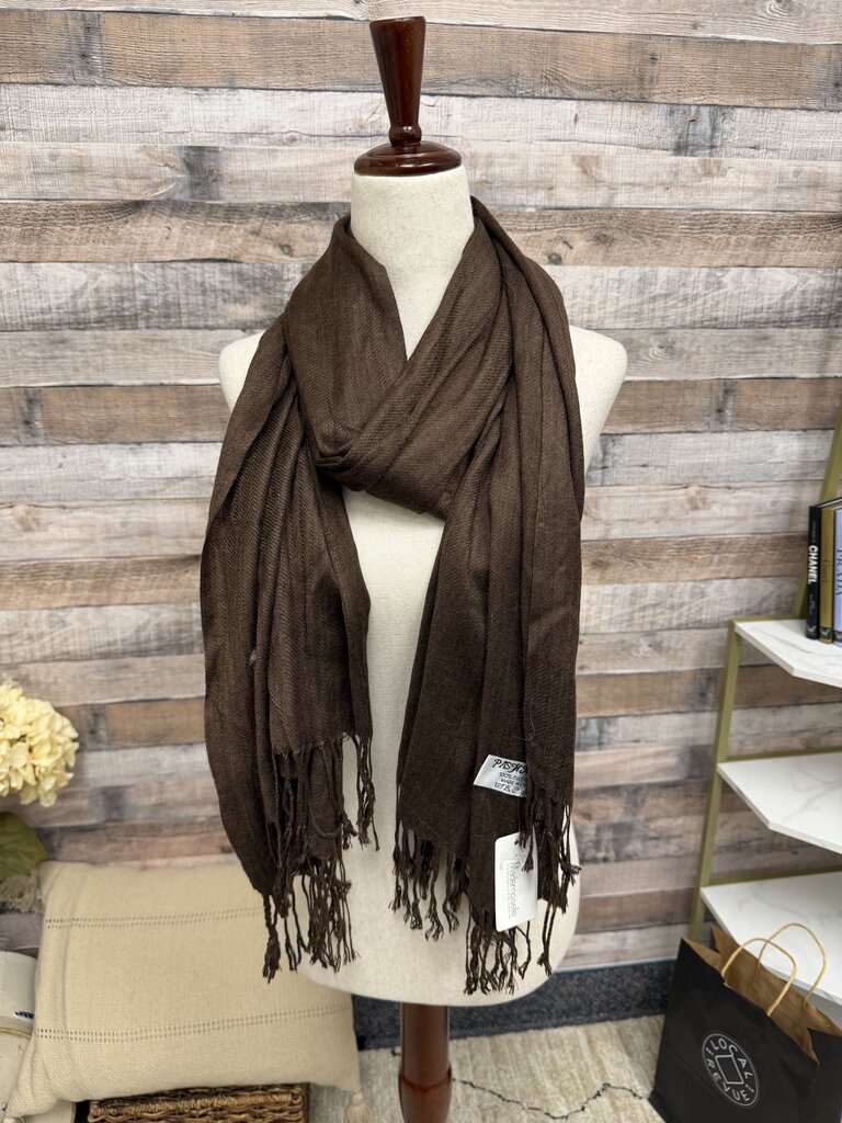 Mademoiselle Brown With Fringe Scarf Mademoiselle Brown N/A women UNCATEGORIZED
