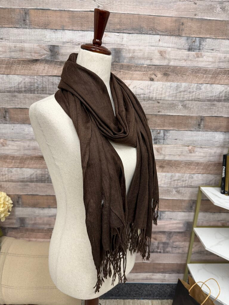 Mademoiselle Brown With Fringe Scarf Mademoiselle Brown N/A women UNCATEGORIZED