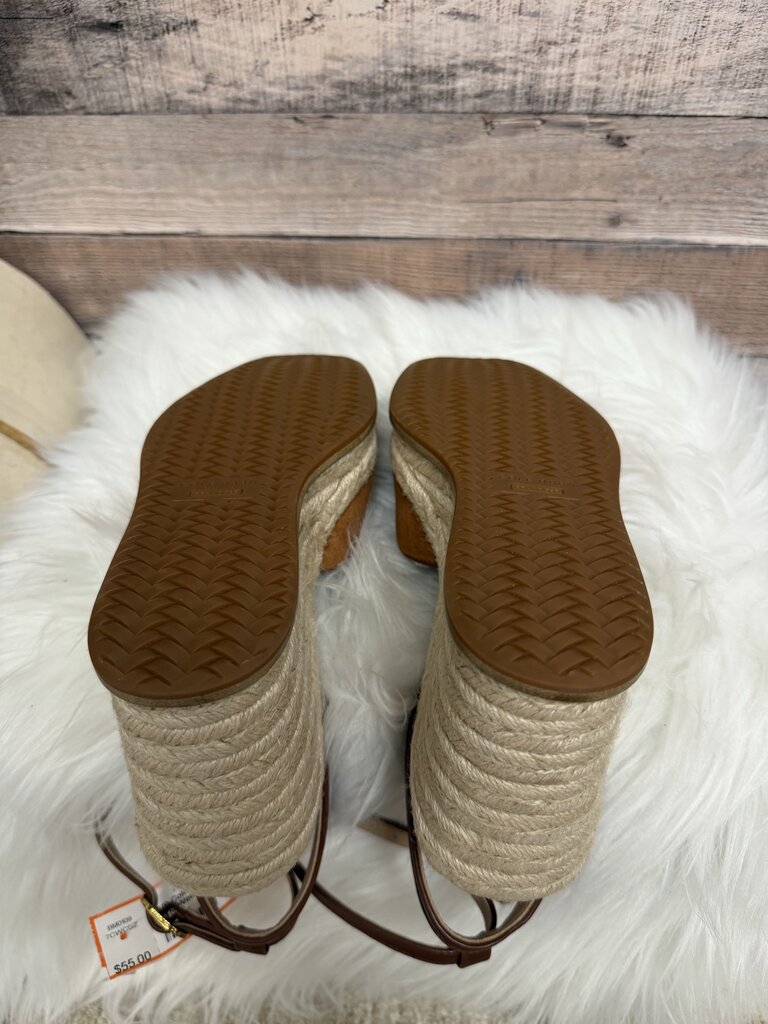 NWB Cole Haan Kyra Rust Suede Wedge Espadrille