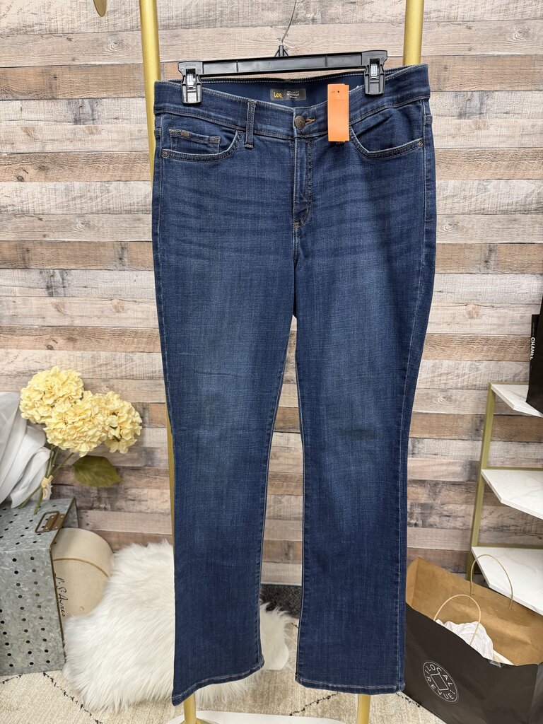 Lee Bootcut Mid Rise Dark Wash Denim Jeans
