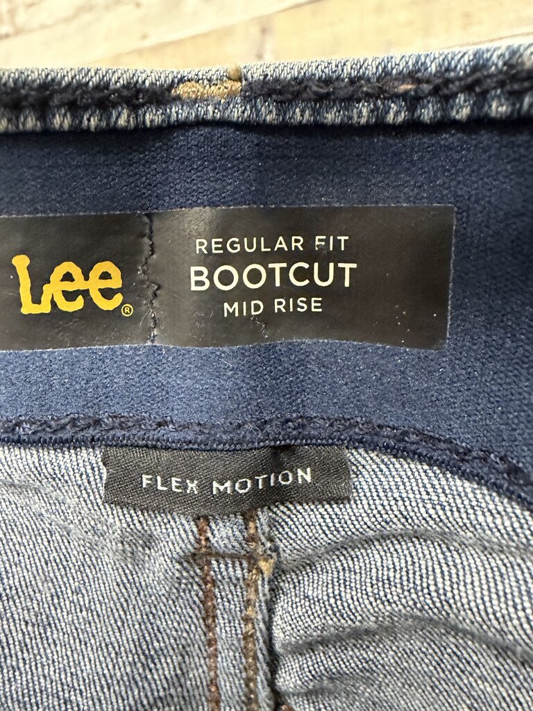 Lee Bootcut Mid Rise Dark Wash Denim Jeans