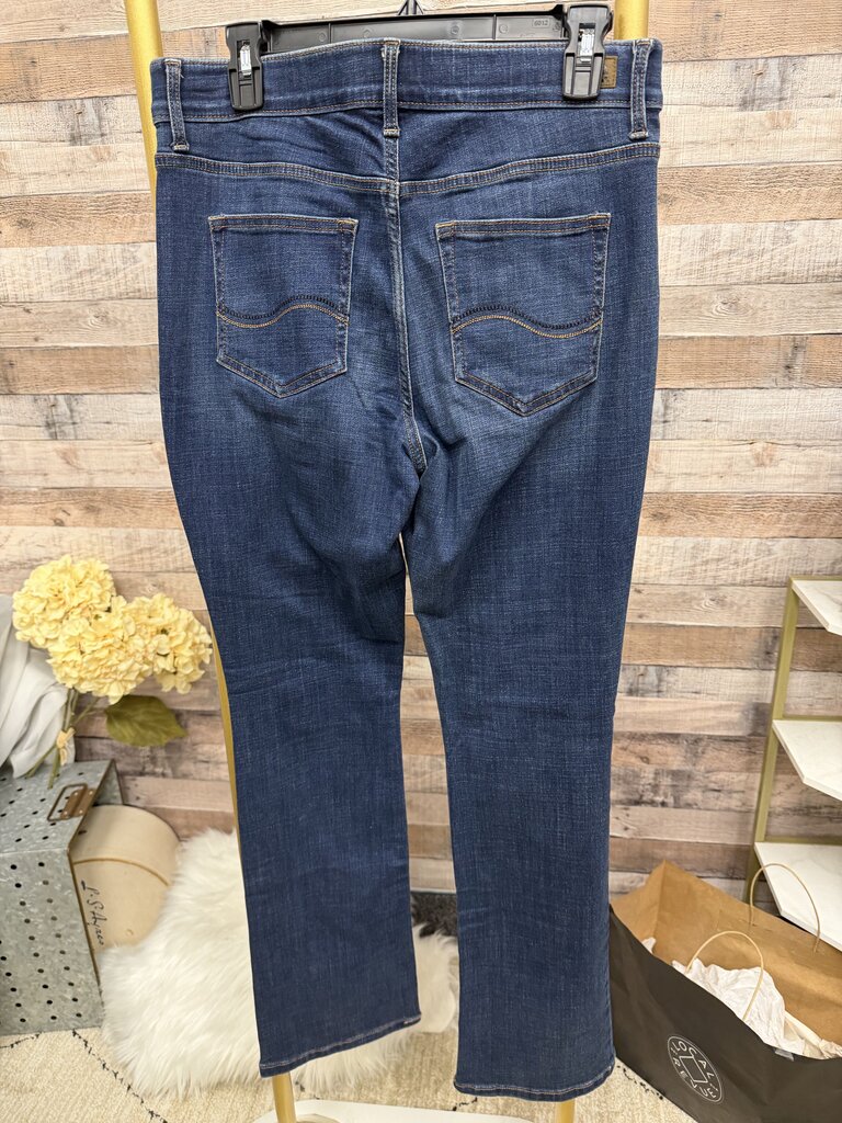 Lee Bootcut Mid Rise Dark Wash Denim Jeans