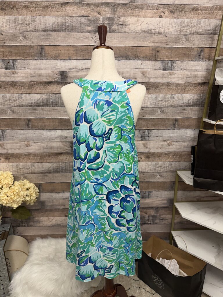Lily Pulitzer Blue & Green Achelle Dress