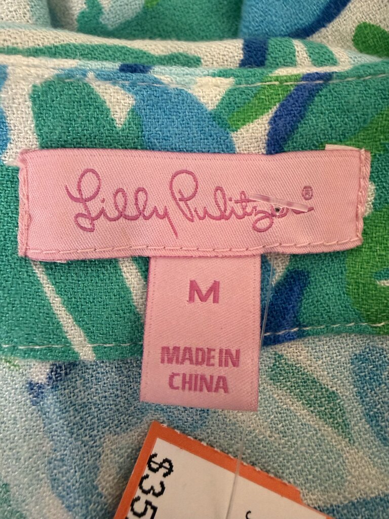 Lily Pulitzer Blue & Green Achelle Dress