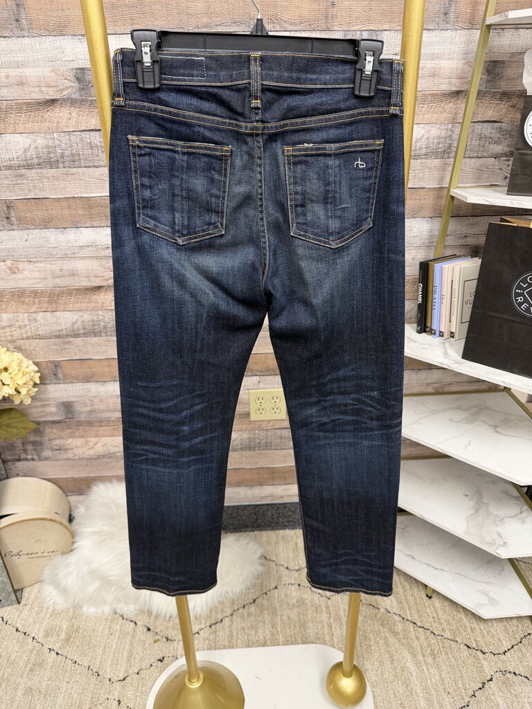 Rag & Bone dark blue straight leg