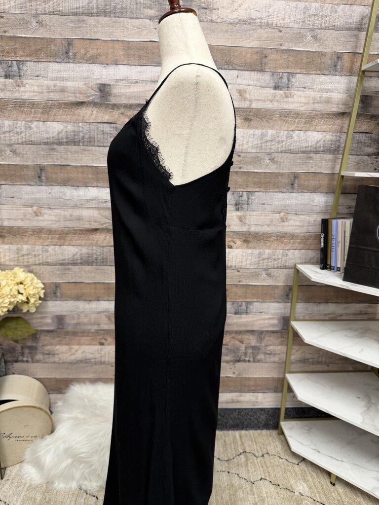 Chelsea 28 black slip dress with lace Chelsea 28 black XS women DRESSES