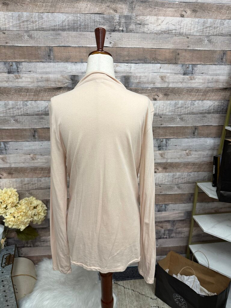 J.Crew Light Pink Open Cardigan