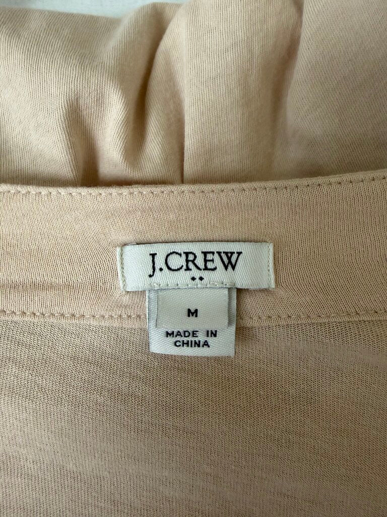 J.Crew Light Pink Open Cardigan