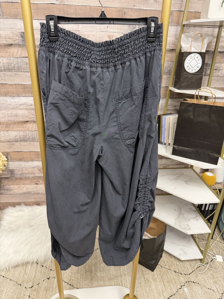 Anthropologie Grey Parachute Pants
