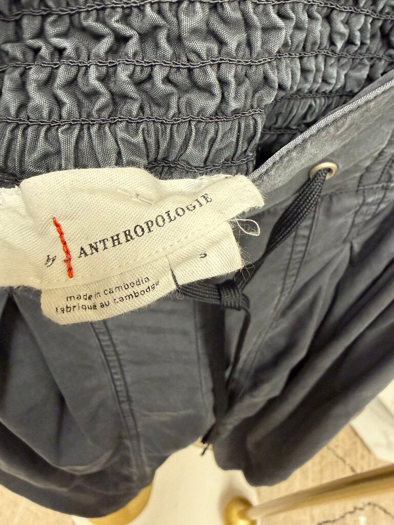 Anthropologie Grey Parachute Pants