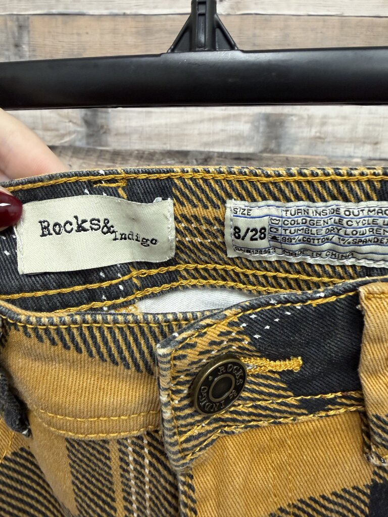 Rocks & Indigo Yellow & Black Plaid