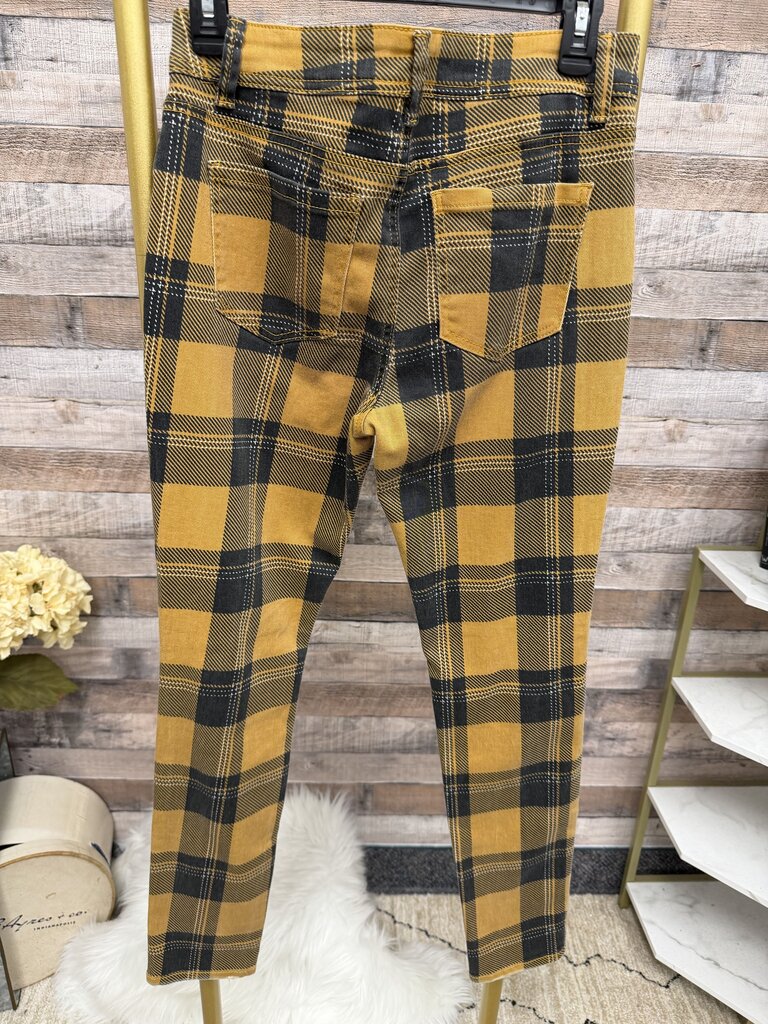 Rocks & Indigo Yellow & Black Plaid