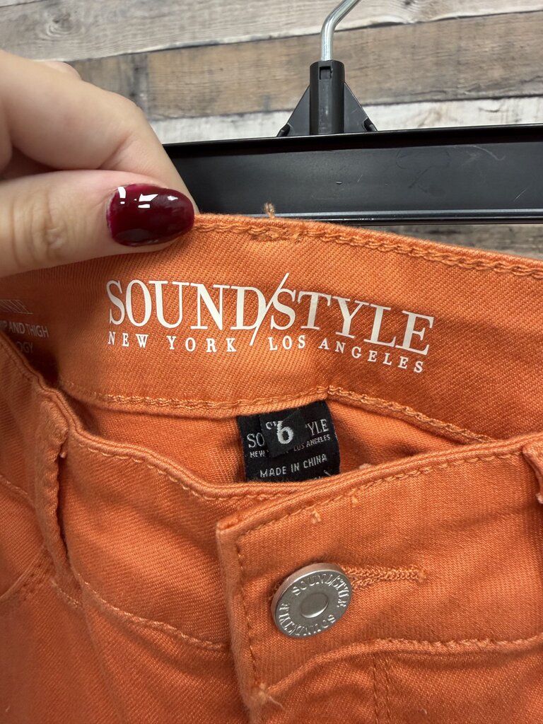 Soundstyle Orange Skinny Jeans