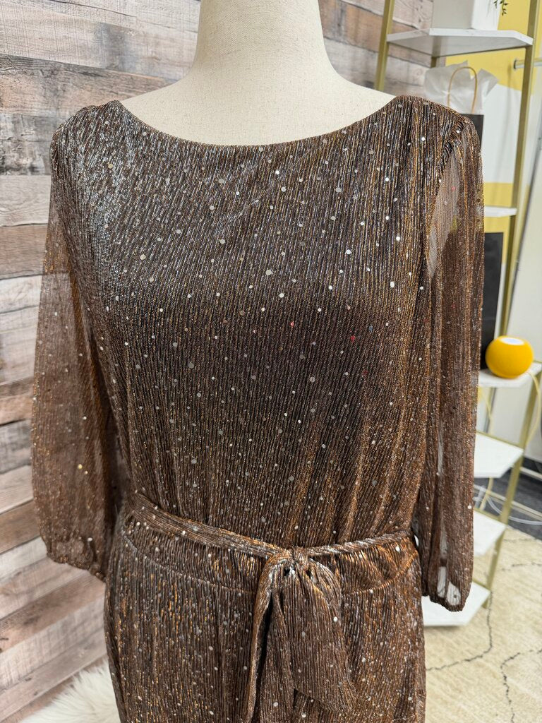 Donna Ricco Brown/Bronze Silver Sequin