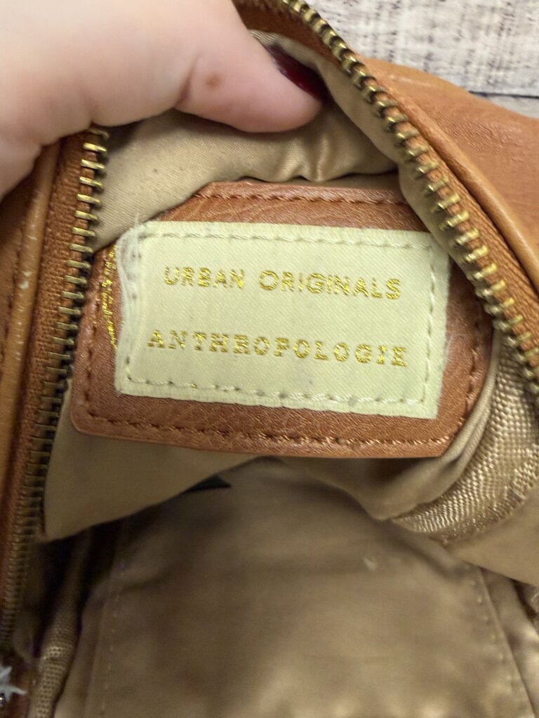 Urban Originals Anthropologie Brown Leather Crossbody Sling Bag