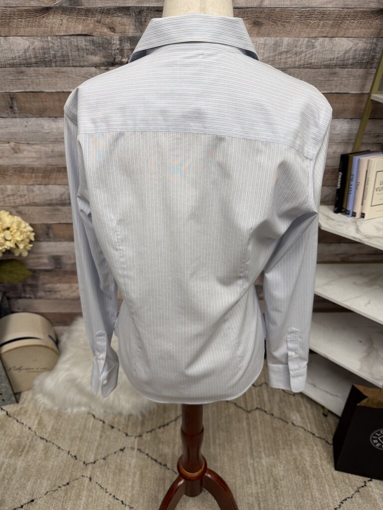 Brooks Brothers Non Iron Light Blue PinStripe Long Sleeve