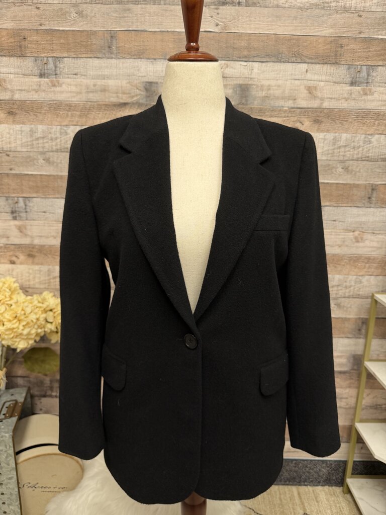 Gail Gordon Black wool blazer