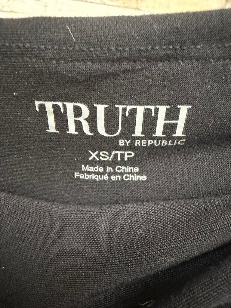 Truth black high waist flare athletic pants NWT