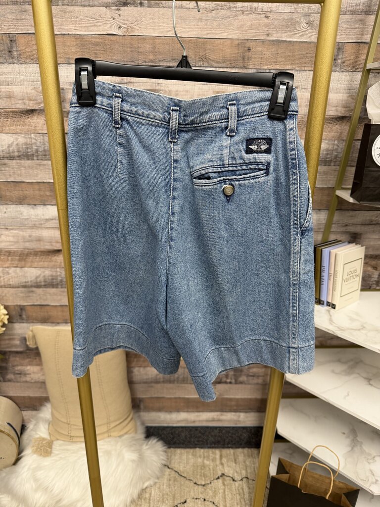 Dockers high waisted pleated jean short