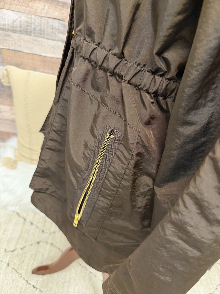 Ciao Milano brown rain jacket