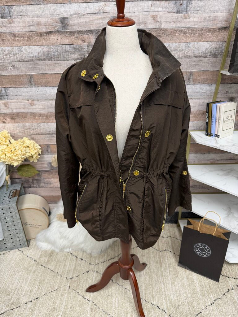 Ciao Milano brown rain jacket