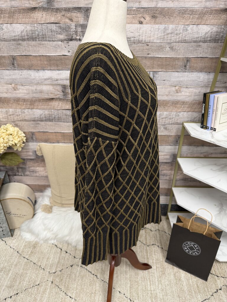 Peruvian Connection Southwestern Aztec pattern knit cardigan