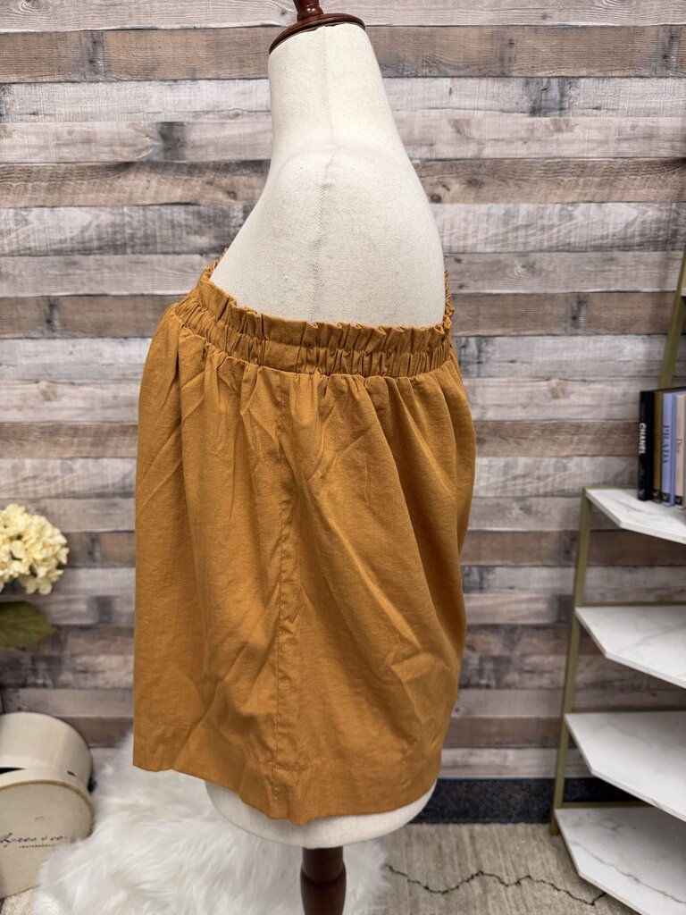 Evereve One Shoulder Orange Blouse Evereve Orange M women TOPS