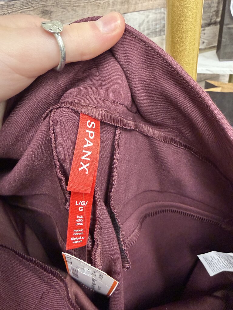 Spanx Wine Slim Fit Pants Spanx Wine L women PANTS