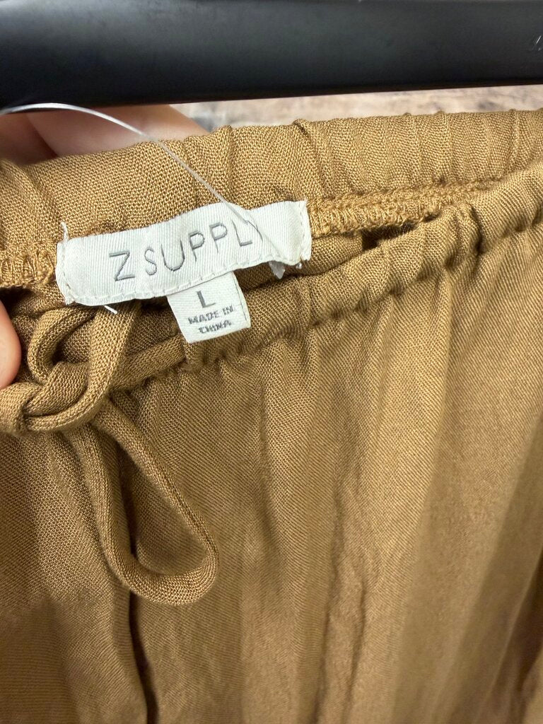 Z Supply Brown Tank & Pant Set Z Supply Brown L women UNCATEGORIZED