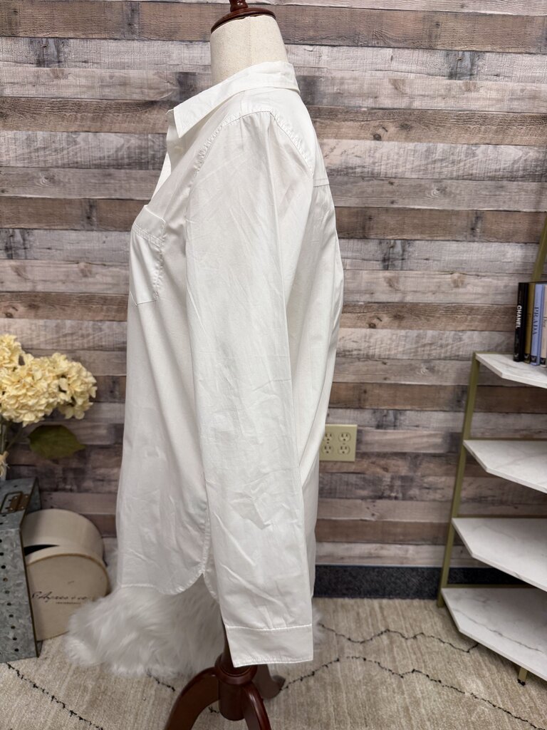 J Crew White Classic Button Down J Crew White 10 women BUTTON DOWNS