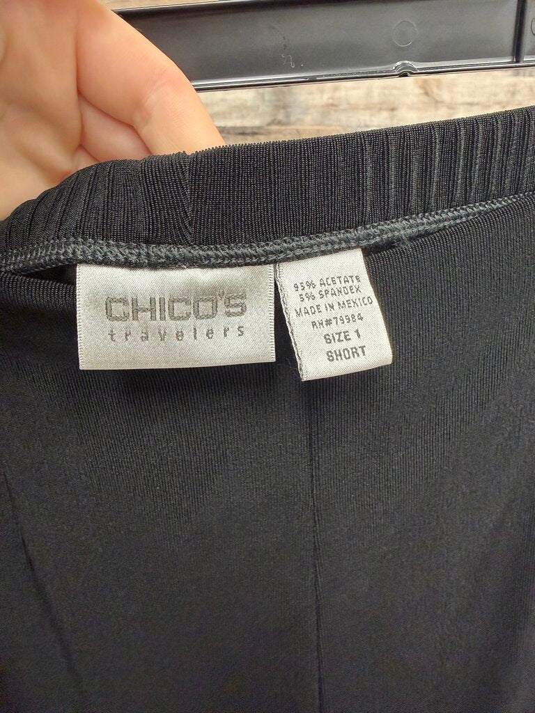Chicos black travelers pant