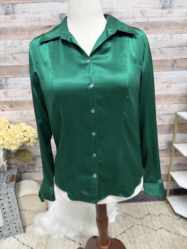 Starington green silk blouse