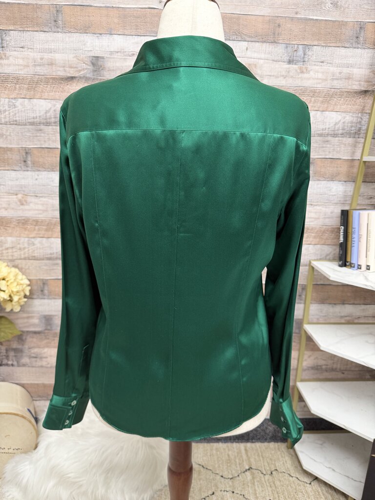 Starington green silk blouse