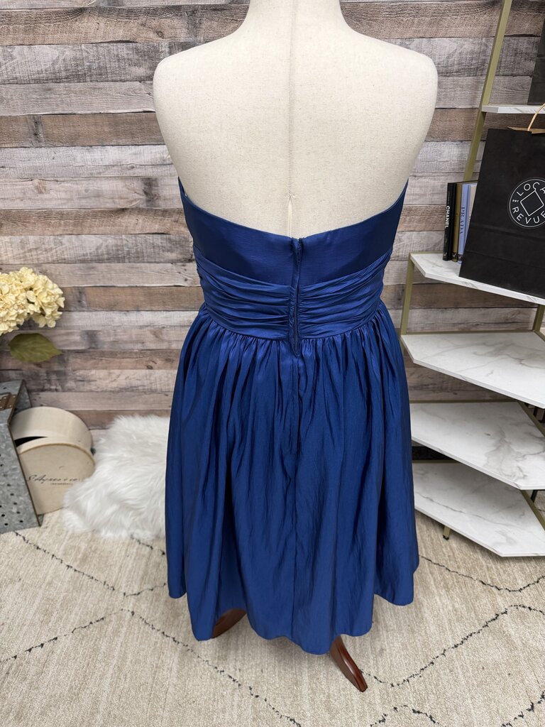 Jordan Fashions Blue Strapless Dress