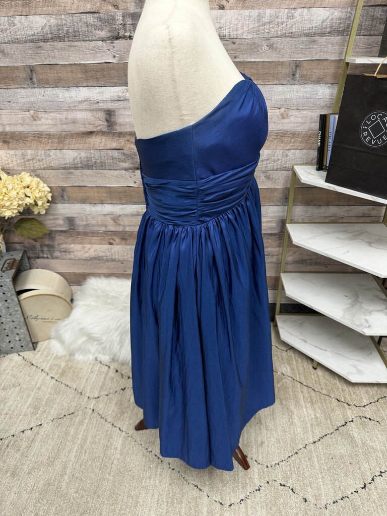 Jordan Fashions Blue Strapless Dress