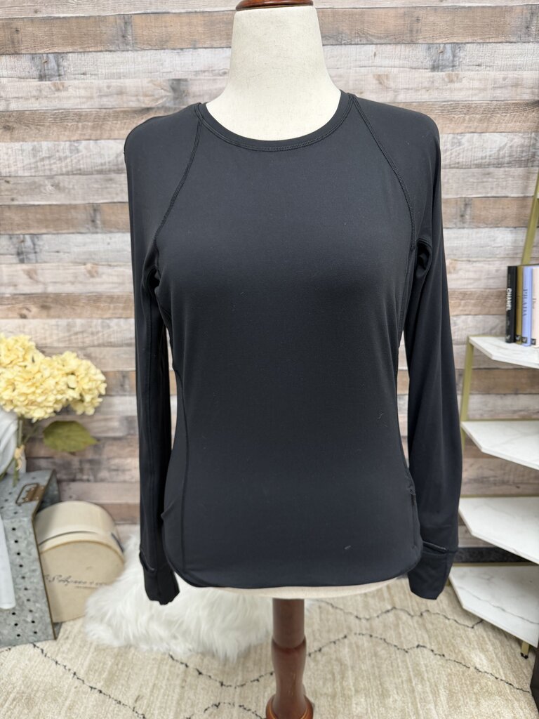 Lululemon black long sleeve w/ side zipper