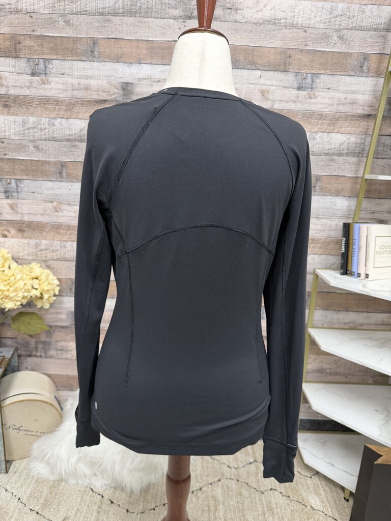Lululemon black long sleeve w/ side zipper
