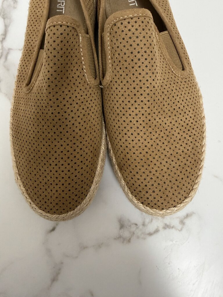 ESPRIT brown slip on espadrille Nadine